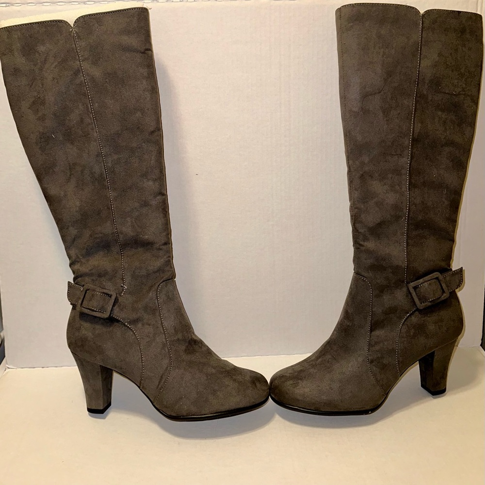 A2 By Aerosoles Brown Heeled Boots
